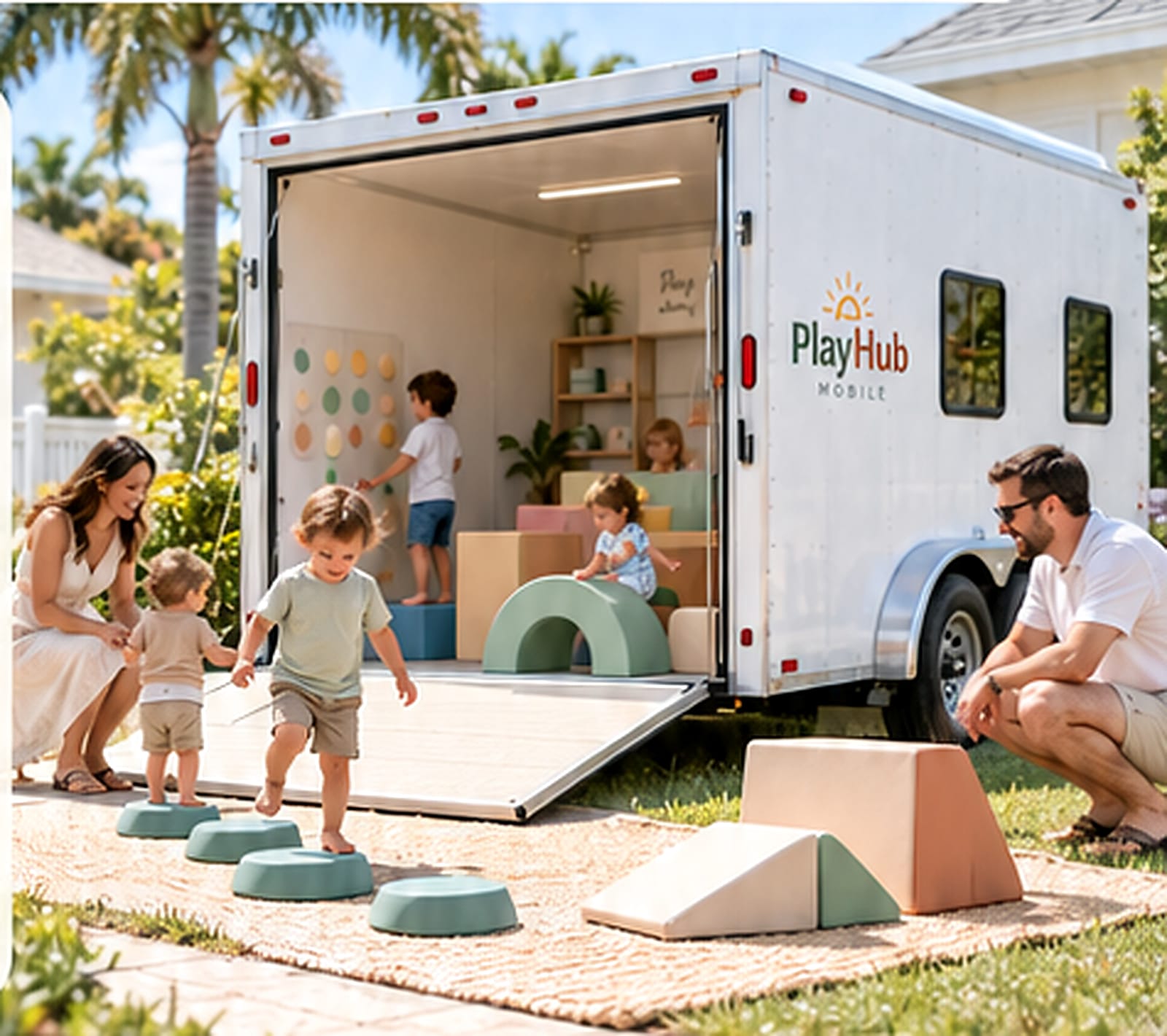 PlayHub Mobile Trailer setup